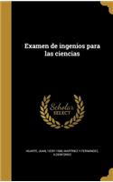 Examen de ingenios para las ciencias