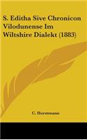 S. Editha Sive Chronicon Vilodunense Im Wiltshire Dialekt (1883)