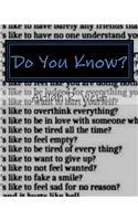 Do You Know?