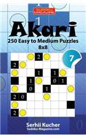 Akari - 250 Easy to Medium Puzzles 8x8