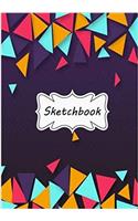 Sketchbook : Purple: 100+ Pages of 7 x 10 Blank Paper for Drawing, Doodling or Sketching (Sketchbooks)