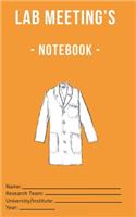 Lab Meeting's - Notebook -