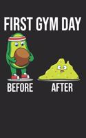 First Gym Day Before After
