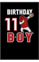 11 years old dabbing Baseball fan birthday