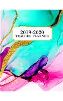 Teacher Planner 2019-2020: Lesson Planner for Academic Year July 2019 - June 2020, 7 Subject Weekly Lesson Planner + Monthly Calendar View, Comes with Goals Section + Notes, C