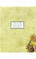 2019-2020 Planner: 16-Month Weekly and Monthly Planner/Calendar Sept 2019-Dec 2020 Music Notes and Bright Sunflower