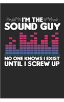 I'm the Sound guy No One Knows I exist until I screw up