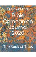 Bible Companion Journal 2020
