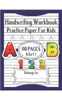 Handwriting Workbook for Kids
