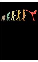 Eiskunstläufer Notizbuch: A5 Kariert 108 Seiten - Retro Eiskunstlauf Evolution Notizheft - Geschenk für Eiskunstläuferinnen