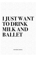 I Just Want To Drink Milk And Play Ballet