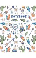 Notebooks: Blank Notebook, 8.5 x 11 Large, 100 pages