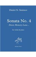 Sonata No. 4 for violin and piano