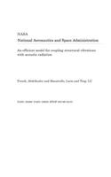 An Efficient Model for Coupling Structural Vibrations with Acoustic Radiation