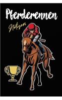 Pferderennen Notizen: Pferderennen Pferd Notizbuch - Einschreibbuch - Horse - Jockey
