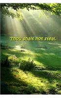 Religious Journal Seventh Commandment Traditional Wording: (notebook, Diary, Blank Book)