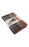 Waverley S.T. (M): Castle Grey Pocket Genuine Tartan Cloth Commonplace Notebook