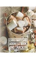Christmas Card Address Book and Tracker