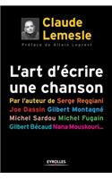 L'art d'ecrire une chanson