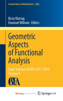 Geometric Aspects of Functional Analysis