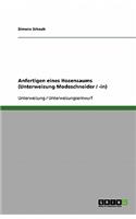 Anfertigen eines Hosensaums (Unterweisung Modeschneider / -in): (German)