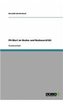 PH-Wert im Boden und Bodenacidität