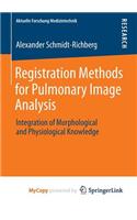 Registration Methods for Pulmonary Image Analysis