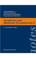 Europ Isches Und Ffentliches Wirtschaftsrecht II