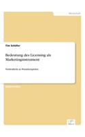 Bedeutung des Licensing als Marketinginstrument