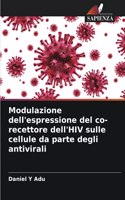Modulazione dell'espressione del co-recettore dell'HIV sulle cellule da parte degli antivirali
