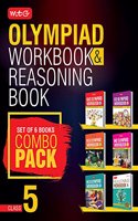 Class 5: Work Book & Reasoning Book Combo for NSO-IMO-IEO-NCO-IGKO (2018-19)