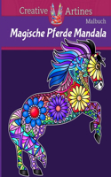 Magische Pferde Mandala - Malbuch