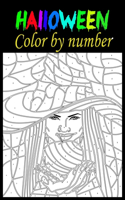 Halloween color by number