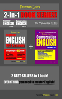 Preston Lee's 2-in-1 Book Series! Beginner English 100 Lessons & Conversation English Lesson 1 - 20 For Taiwanese