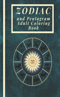 Zodiac and Pentagram Adult Coloring Book