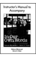 In Our Own Words Instructors Manual