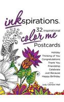 Inkspirations Color Me Postcards: (Inkspirations)