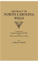 Abstract of North Carolina Wills [16363-1760]