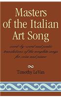 Masters of the Italian Art Song