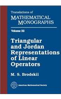 Triangular and Jordan Representations of Linear Operators