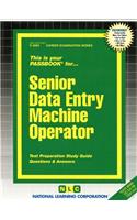 Senior Data Entry Machine Operator