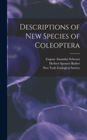 Descriptions of New Species of Coleoptera