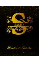 Sasha Learn to Write