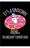 It's A Unicorn Thing You Woudn't Understand: Blank Paper Sketch Book - Artist Sketch Pad Journal for Sketching, Doodling, Drawing, Painting or Writing