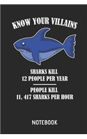 Know Your Villains - Shark Notebook