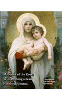 Madonna of the Roses - William Bouguereau - Notebook/Journal: Journal Ruled - 50 Blank Pages - 8x10 Inches