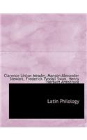 Latin Philology