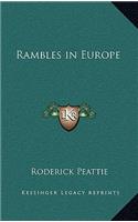 Rambles in Europe