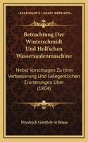 Betrachtung Der Winterschmidt Und Holl'schen Wassersaulenmaschine