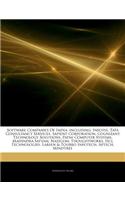 Articles on Software Companies of India, Including: Infosys, Tata Consultancy Services, Sapient Corporation, Cognizant Technology Solutions, Patni Com